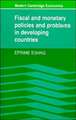 Fiscal and Monetary Policies and Problems in Developing Countries