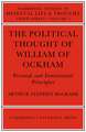 The Political Thought of William Ockham