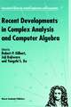 Recent Developments in Complex Analysis and Computer Algebra: This conference was supported by the National Science Foundation through Grant INT-9603029 and the Japan Society for the Promotion of Science through Grant MTCS-134