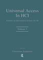 Universal Access in HCI: Towards An information Society for All, Volume 3