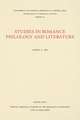 Studies in Romance Philology and Literature