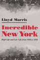 Incredible New York: High Life and Low Life from 1850 to 1950