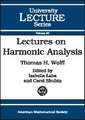 Lectures on Harmonic Analysis