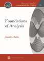 Foundations of Analysis