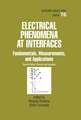 Electrical Phenomena at Interfaces: Fundamentals: Measurements, and Applications