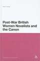 Post-War British Women Novelists and the Canon