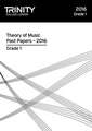 Theory of Music Past Papers 2016 - Grade 1