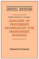 Analysis of Processing Technology for Manganese Nodules