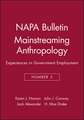 Mainstreaming Anthropology – Experiences in Government Employment