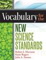 Vocabulary for the New Science Standards