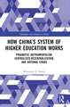 How China’s System of Higher Education Works: Pragmatic Instrumentalism, Centralized-Decentralization, and Rational Chaos