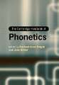 The Cambridge Handbook of Phonetics