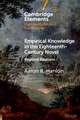 Empirical Knowledge in the Eighteenth-Century Novel: Beyond Realism