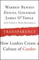 Transparency – How Leaders Create a Culture of Candor