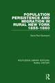 Population Persistence and Migration in Rural New York, 1855-1860