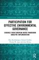 Participation for Effective Environmental Governance: Evidence from European Water Framework Directive Implementation