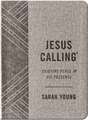 Jesus Calling, Textured Gray Leathersoft, with Full Scriptures: Enjoying Peace in His Presence (a 365-Day Devotional)