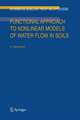 Functional Approach to Nonlinear Models of Water Flow in Soils