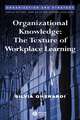 Organizational Knowledge – The Texture of Workplace Learning