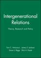 Intergenerational Relations – Theory, Research and Policy