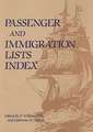 Passenger and Immigration Index: Supplement