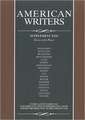 American Writers: Supplement XXII