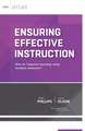 Ensuring Effective Instruction: How Do I Improve Teaching Using Multiple Measures?