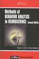 Methods of Behavior Analysis in Neuroscience