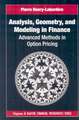 Analysis, Geometry, and Modeling in Finance: Advanced Methods in Option Pricing