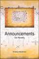 Announcements