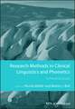 Research Methods in Clinical Linguistics and Phonetics – A Practical Guide