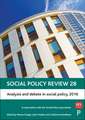 Social Policy Review 28: Analysis and Debate In Social Policy, 2016