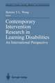 Contemporary Intervention Research in Learning Disabilities: An International Perspective