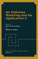 Air Pollution Modeling and Its Application X