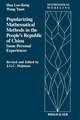 Popularizing Mathematical Methods in the People’s Republic of China: Some Personal Experiences