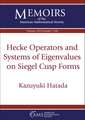 Hecke Operators and Systems of Eigenvalues on Siegel Cusp Forms