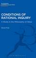 Conditions of Rational Inquiry: A Study in the Philosophy of Value