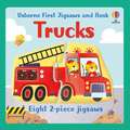 Usborne First Jigsaws and Book: Trucks