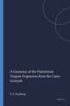 A Grammar of the Palestinian Targum Fragments from the Cairo Genizah