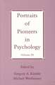 Portraits of Pioneers in Psychology, Volume III