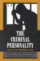 The Criminal Personality