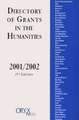 Directory of Grants in the Humanities