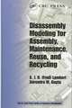 Disassembly Modeling for Assembly, Maintenance, Reuse and Recycling