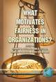 What Motivates Fairness in Organizations (Hc)