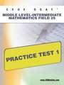 Ceoe Osat Middle Level-Intermediate Mathematics Field 25 Practice Test 1: Cross-Category 22 Practice Test 2