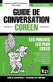 Guide de conversation Français-Coréen et dictionnaire concis de 1500 mots