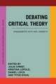 DEBATING CRITICAL THEORY