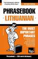 English-Lithuanian phrasebook & 250-word mini dictionary