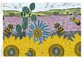 Adult Sustainable Jigsaw Puzzle Kate Heiss: Sunflower Fields: 1000-pieces. Ethical, Sustainable, Earth-friendly