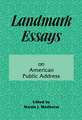 Landmark Essays on American Public Address: Volume 1